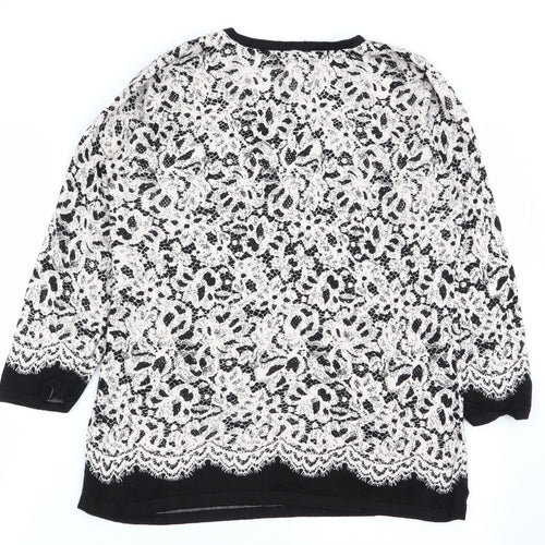 Coast Womens Multicoloured Floral  Pullover Jumper Size M