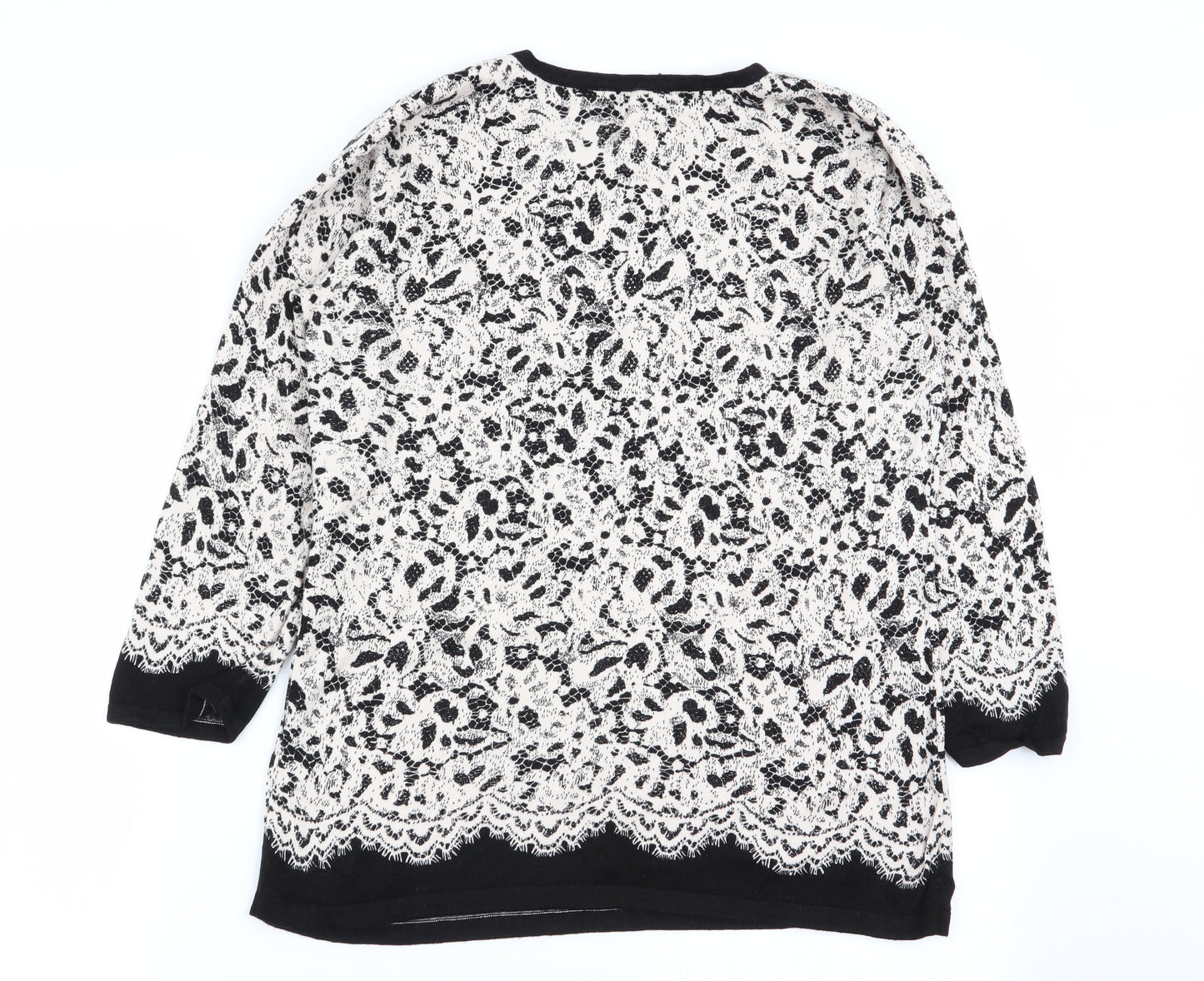 Coast Womens Multicoloured Floral  Pullover Jumper Size M