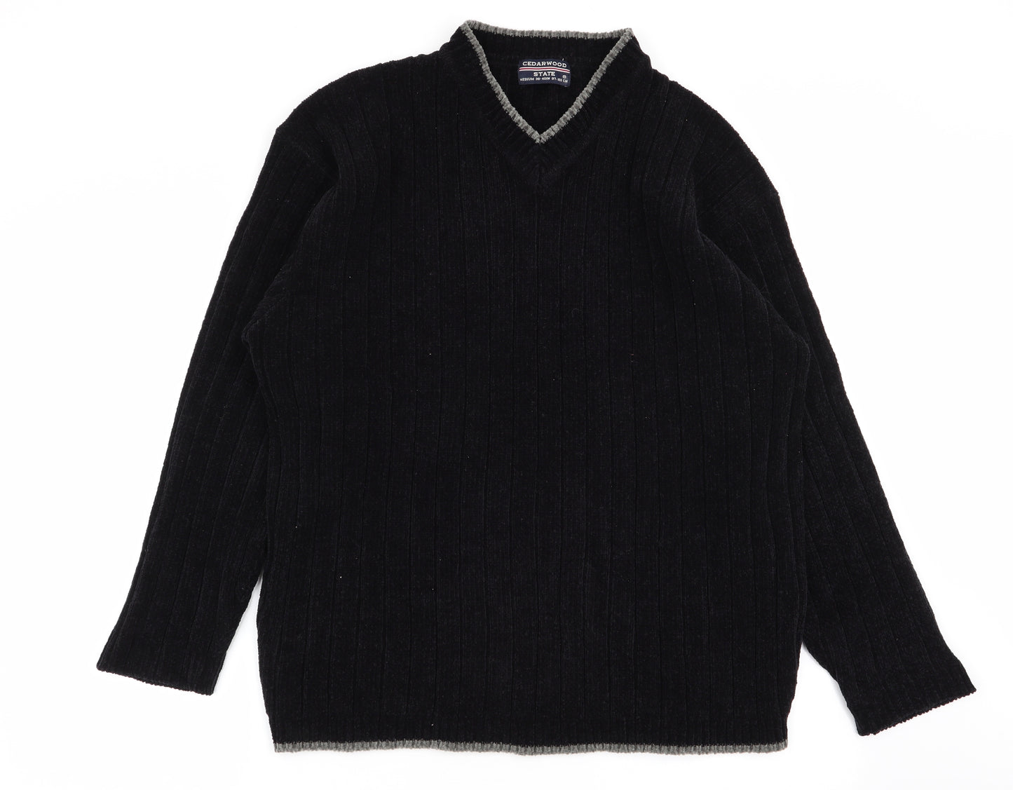 Cedar Wood State Mens Black   Pullover Jumper Size M