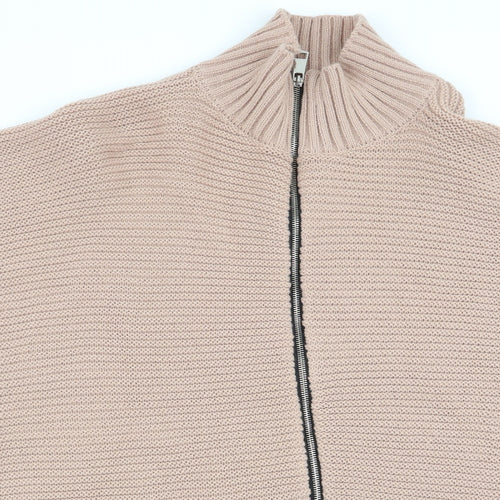River Island Womens Beige   Full Zip Jumper Size S  - poncho