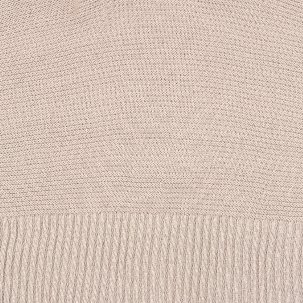 River Island Womens Beige   Full Zip Jumper Size S  - poncho