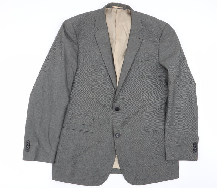F&F Mens Grey Jacket Blazer Size 44