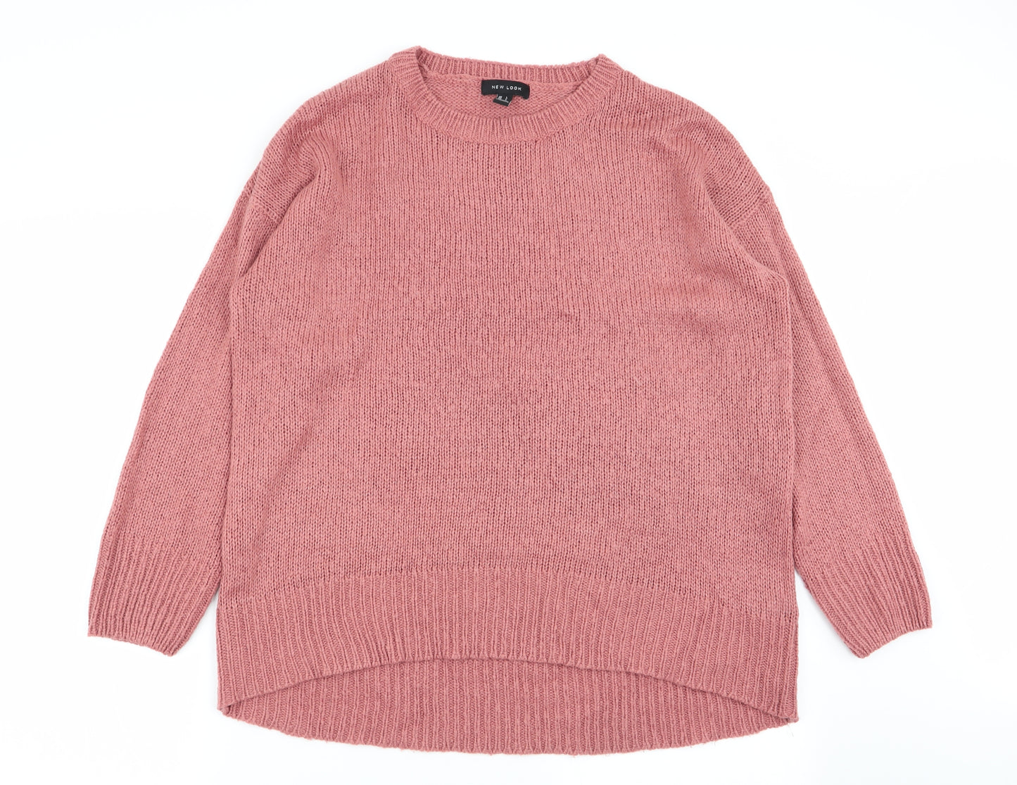 New Look Womens Pink   Pullover Jumper Size L