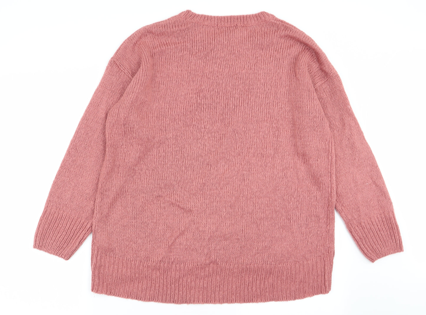 New Look Womens Pink   Pullover Jumper Size L