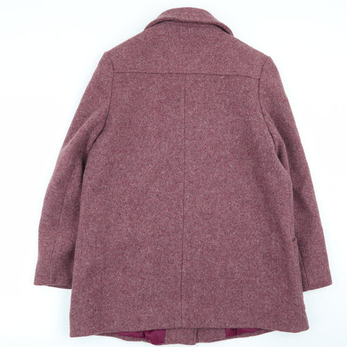 keynote Womens Pink   Overcoat Coat Size 14