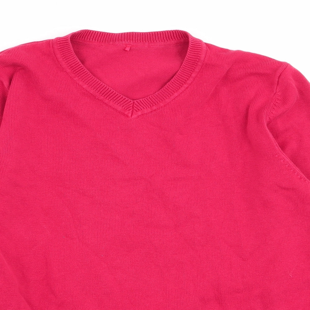 Asda George Boys Red   Pullover Jumper Size 9-10 Years  - school jumper