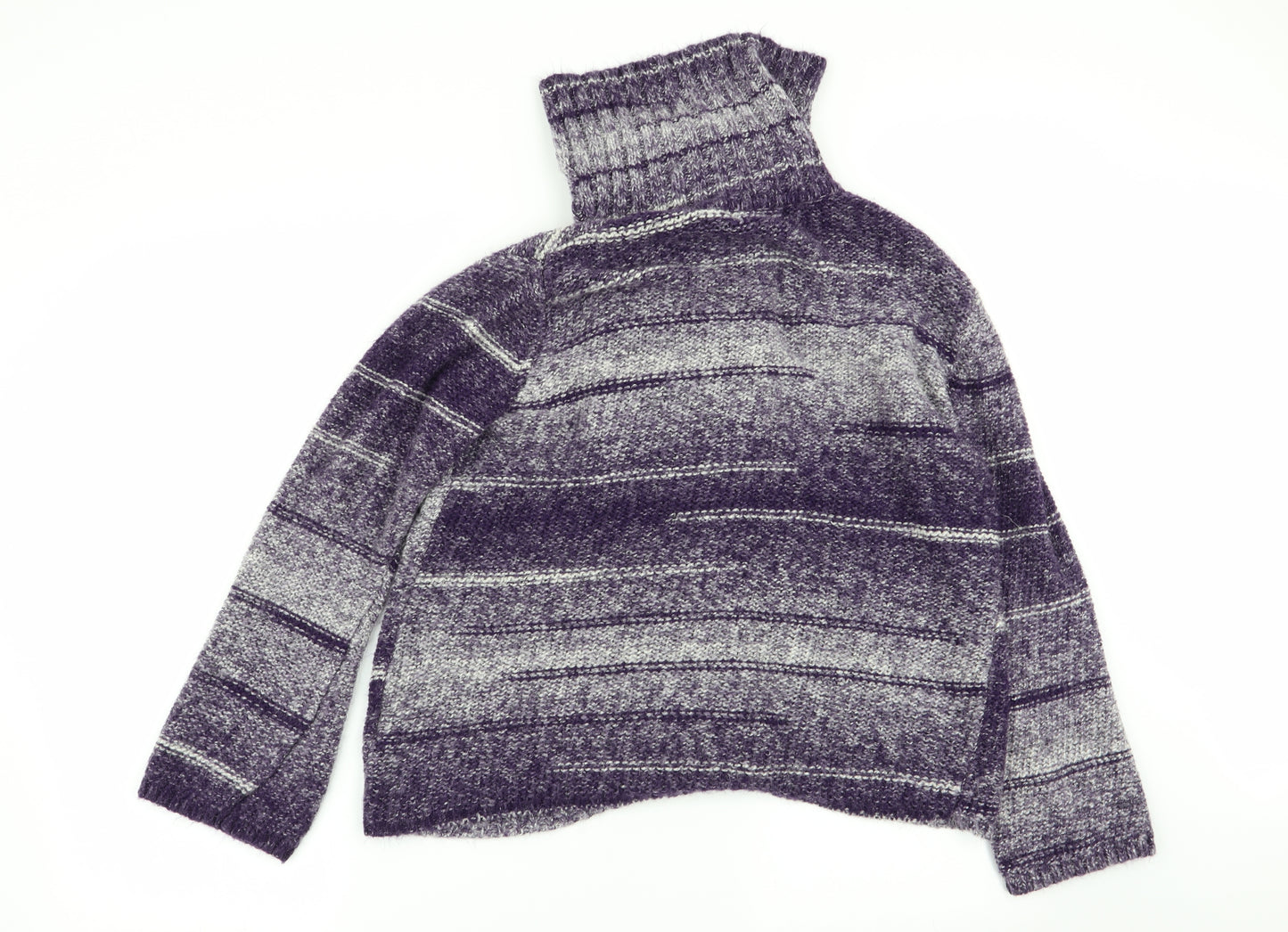 fabrizio Mens Multicoloured Striped  Cardigan Jumper Size L