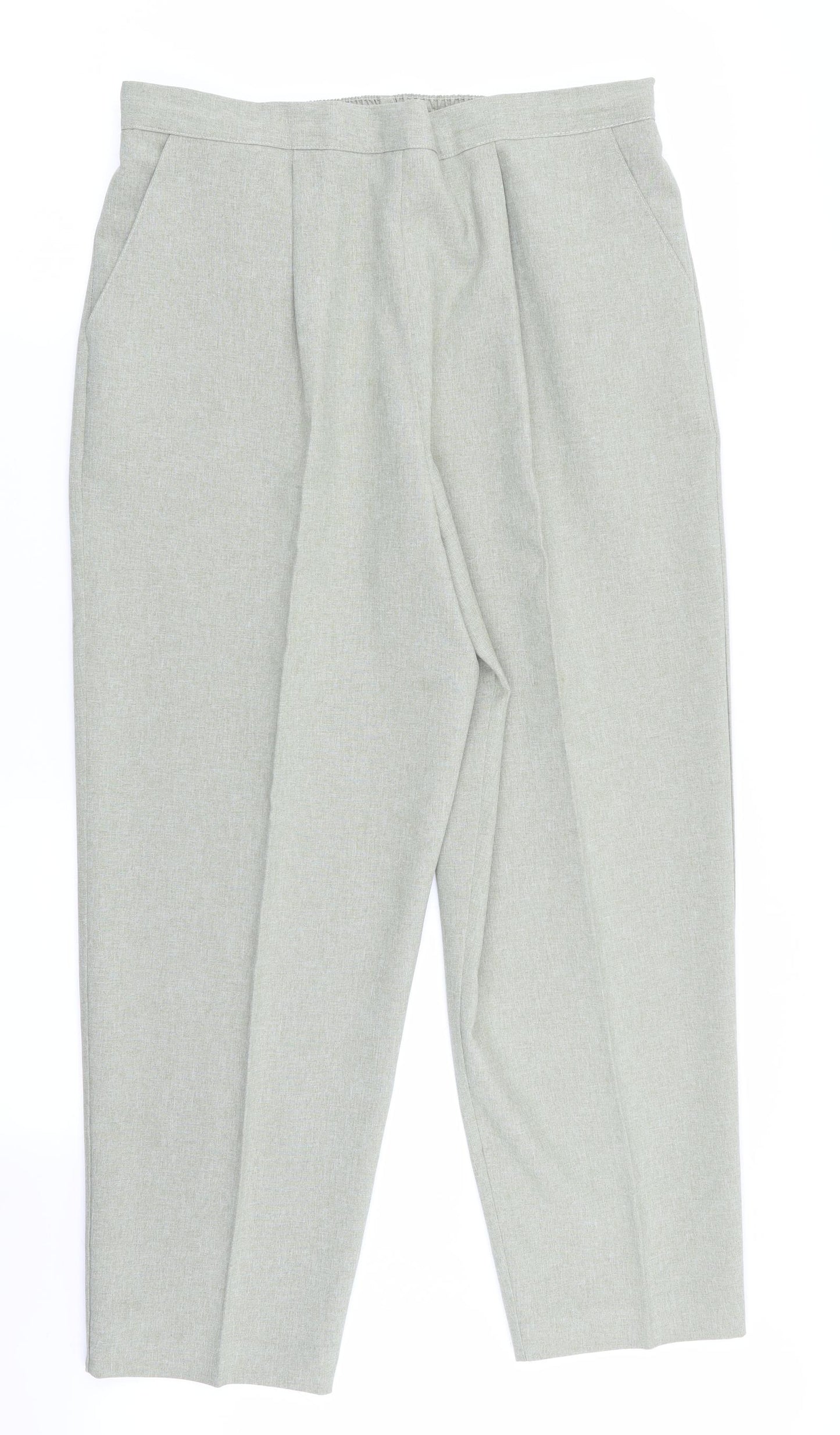 Classics Womens Green   Trousers  Size 18 L27 in - Stretch waistband