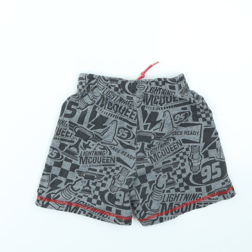 TU Boys Grey Geometric  Chino Shorts Size 5-6 Years