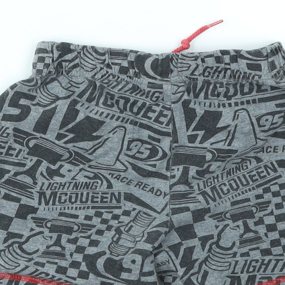 TU Boys Grey Geometric  Chino Shorts Size 5-6 Years