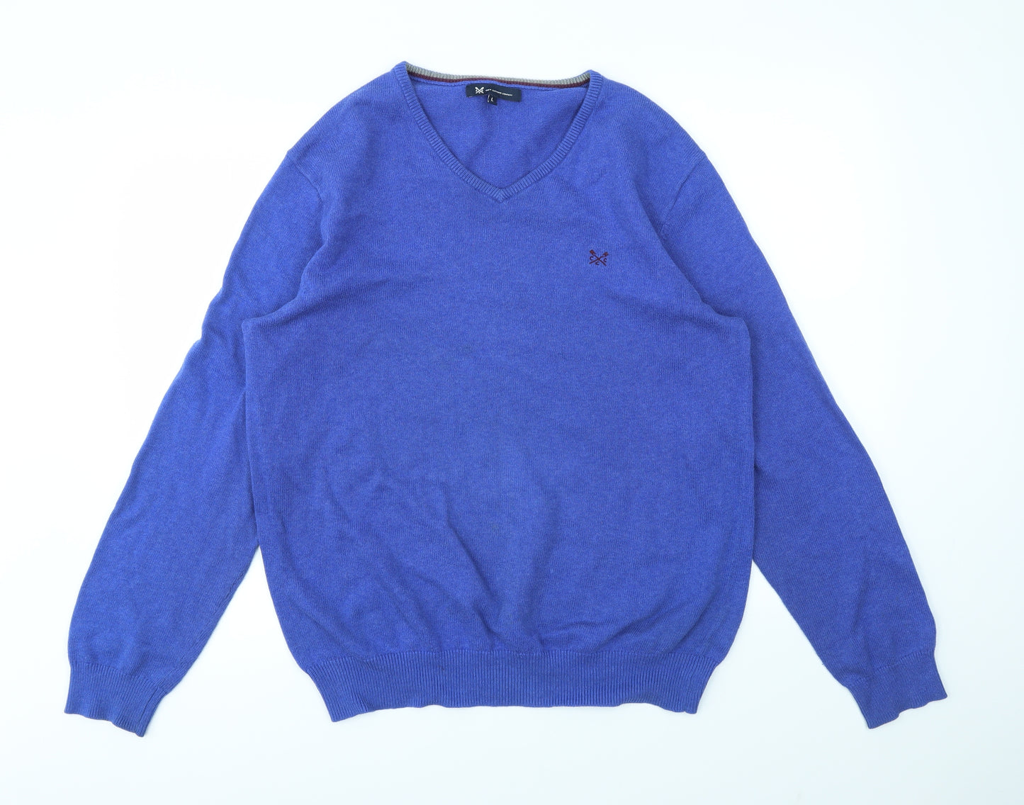 Crew Clothing Mens Blue   Pullover Sweatshirt Size L