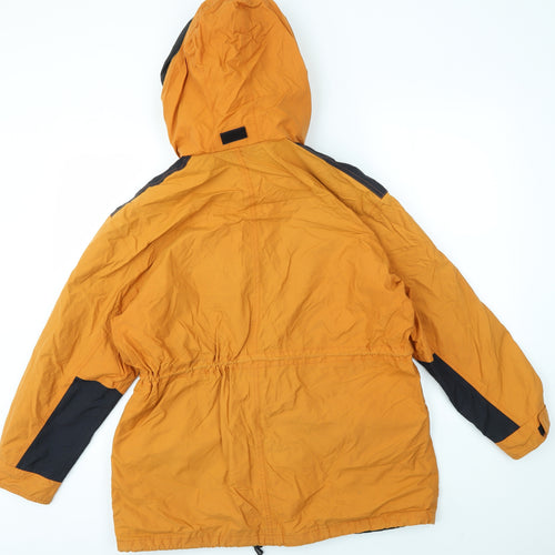 M&S Womens Orange   Jacket Coat Size 12