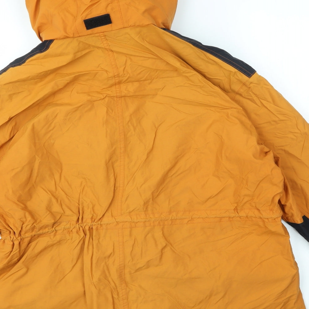 M&S Womens Orange   Jacket Coat Size 12