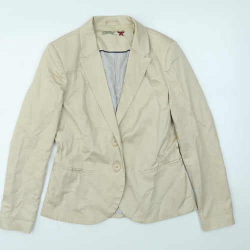 Stradivarius Womens Beige   Jacket Blazer Size L
