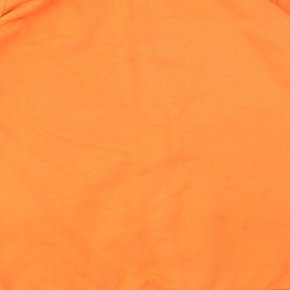 Reebok Mens Orange   Pullover Sweatshirt Size M