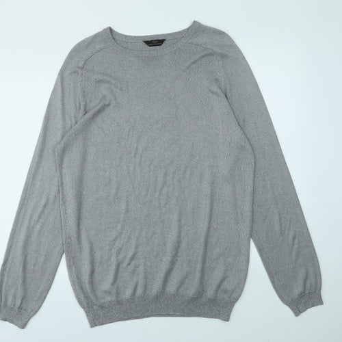 M&S Mens Grey   Pullover Sweatshirt Size XL