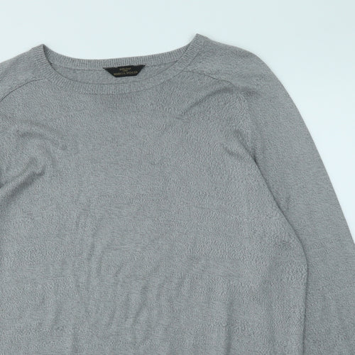 M&S Mens Grey   Pullover Sweatshirt Size XL