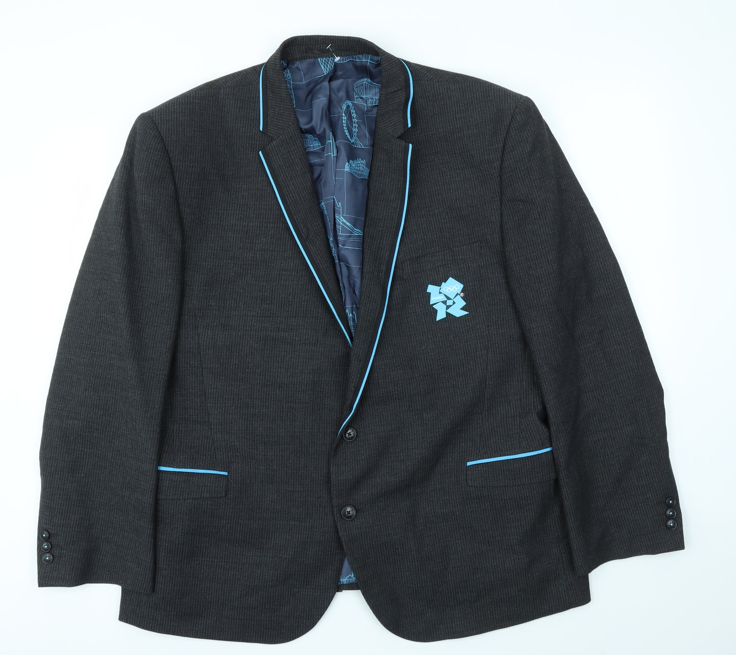 NEXT Mens Grey   Jacket Blazer Size 50  - Olympics 2012
