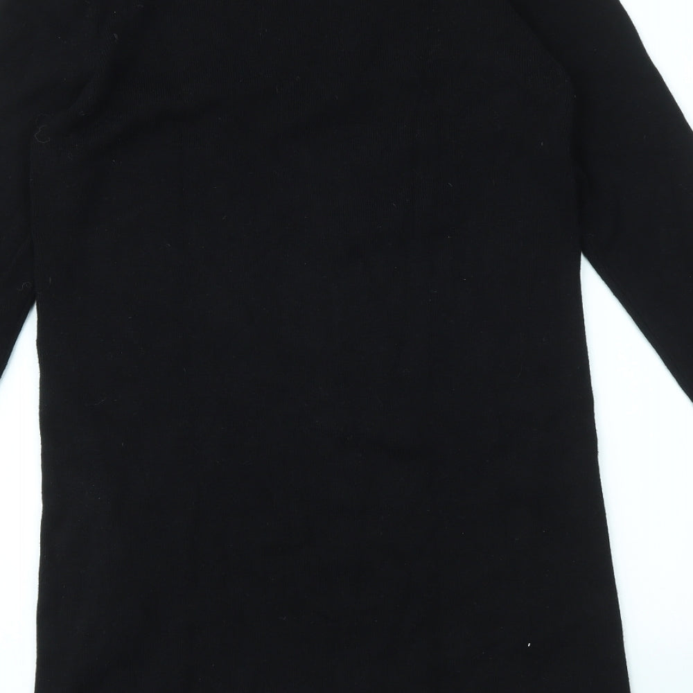 Dorothy Perkins Womens Black Houndstooth  Fit & Flare  Size 12