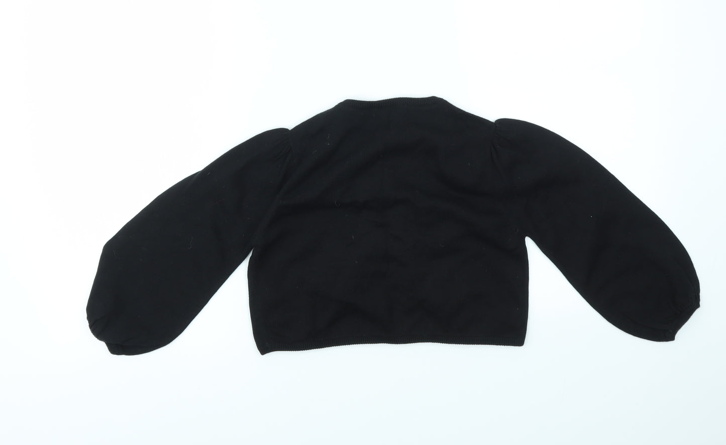 Debenhams Girls Black   Cardigan Jumper Size 11-12 Years