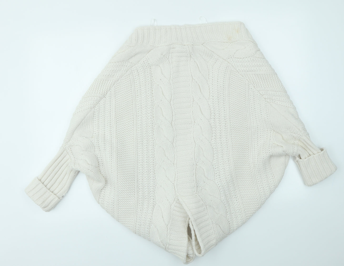 Preworn Womens White   Cardigan Jumper Size S