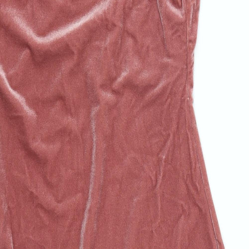 Missguided Womens Pink   Fit & Flare  Size 10