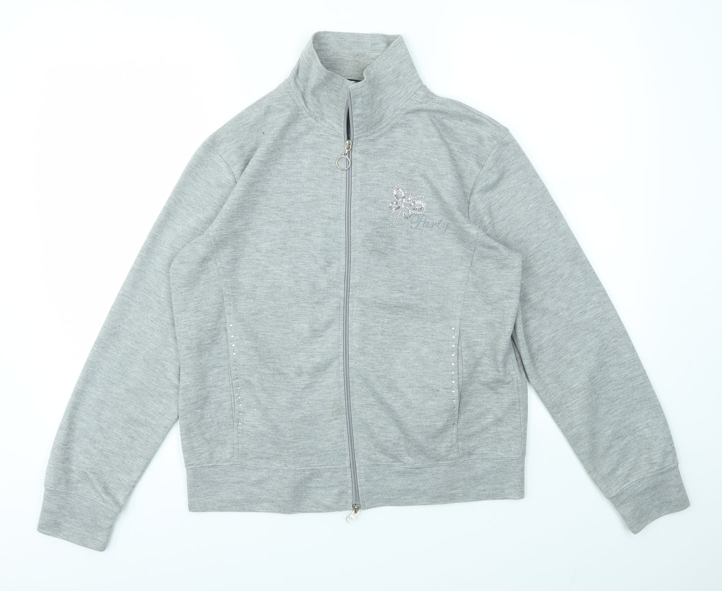 Smart Womens Grey   Full Zip Jumper Size M
