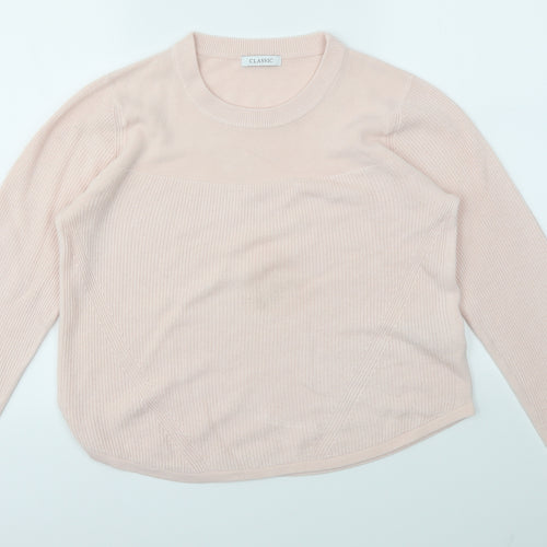 M&S Womens Pink   Pullover Jumper Size 12