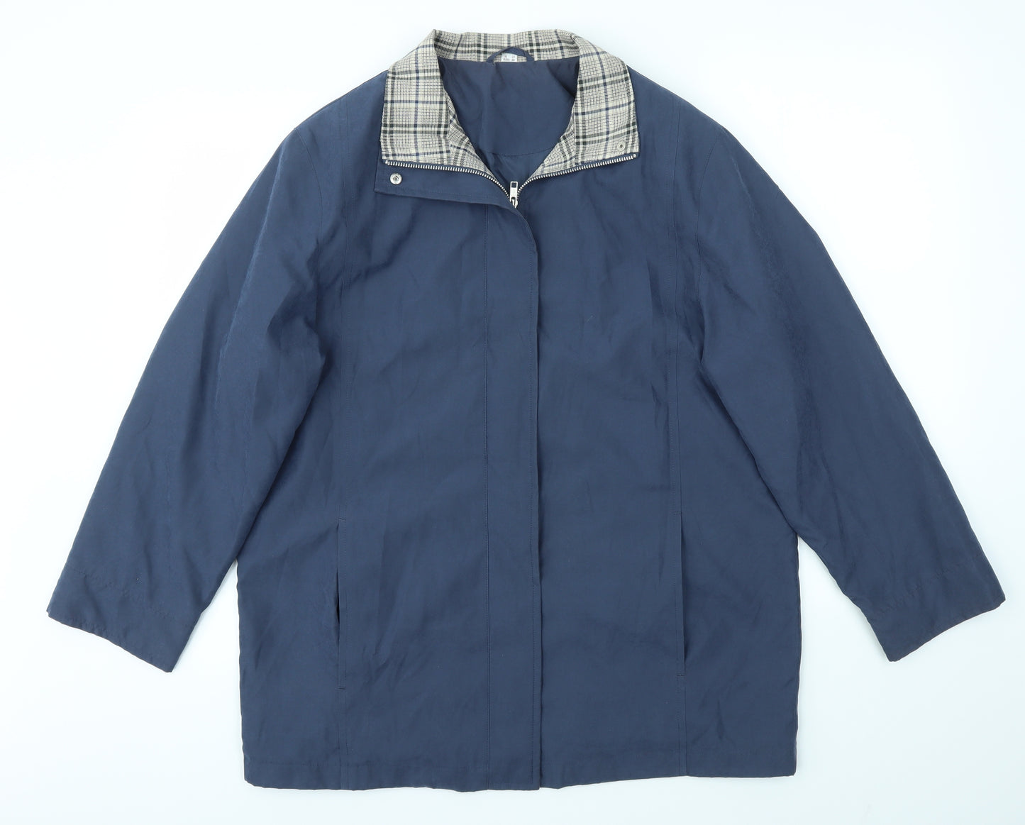 Preworn Womens Blue   Jacket Coat Size 12