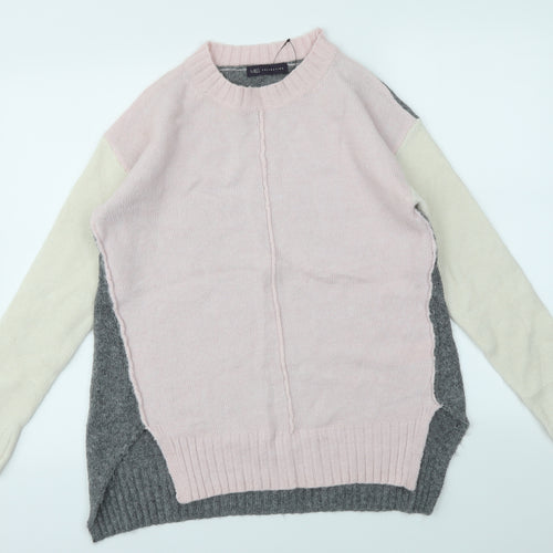 M&S Womens Multicoloured   Henley Jumper Size S