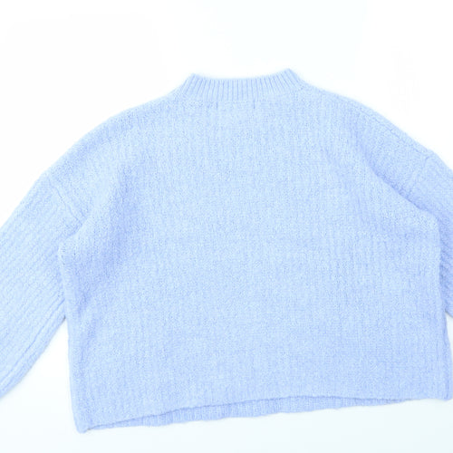 M&S Womens Blue   Pullover Jumper Size M