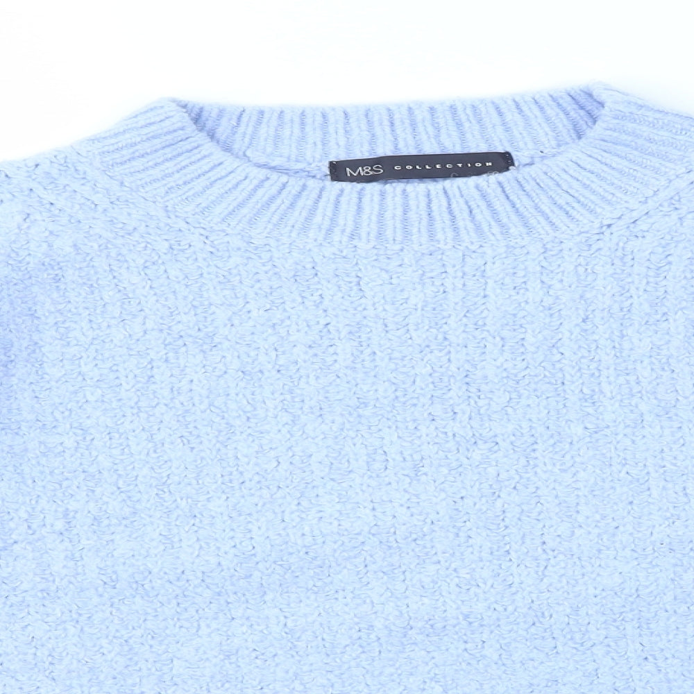 M&S Womens Blue   Pullover Jumper Size M