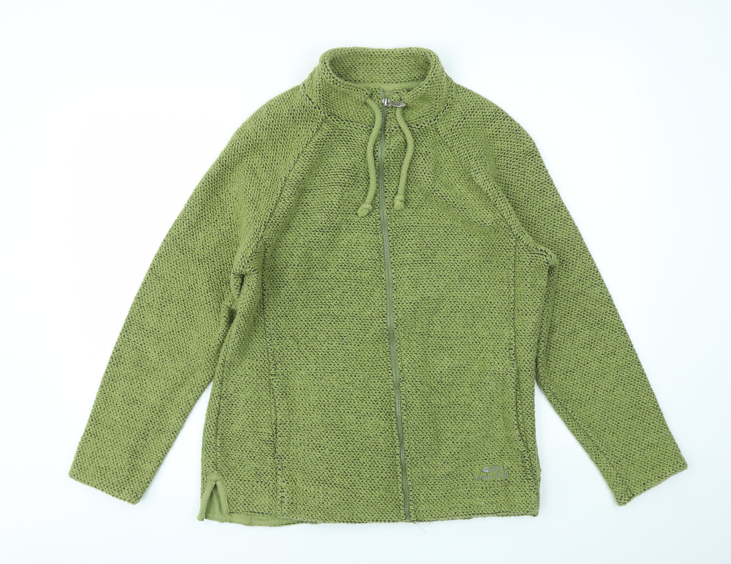 Weird Fish Womens Green   Pullover Jumper Size 14