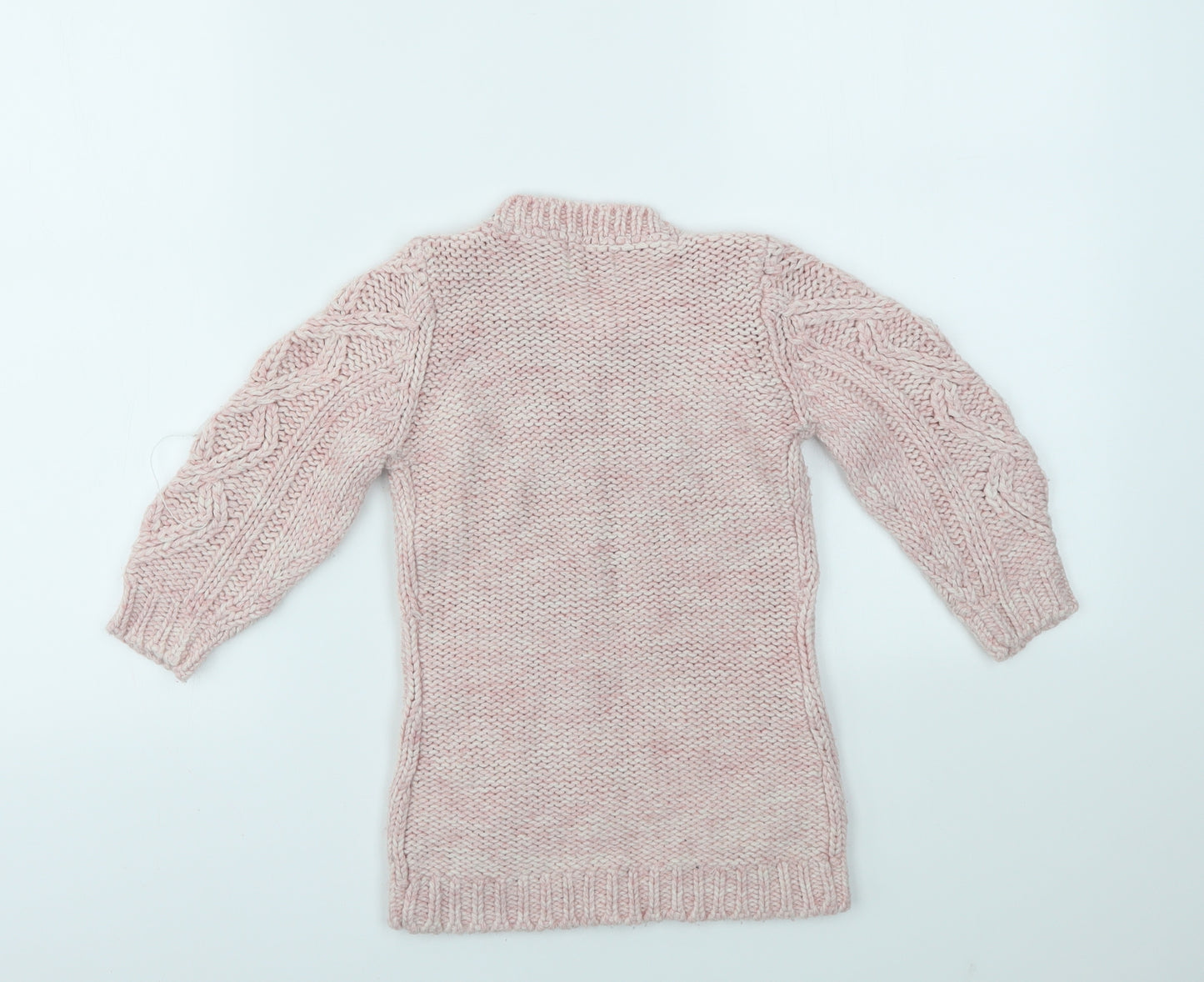 NEXT Girls Pink   Pullover Jumper Size 3-4 Years
