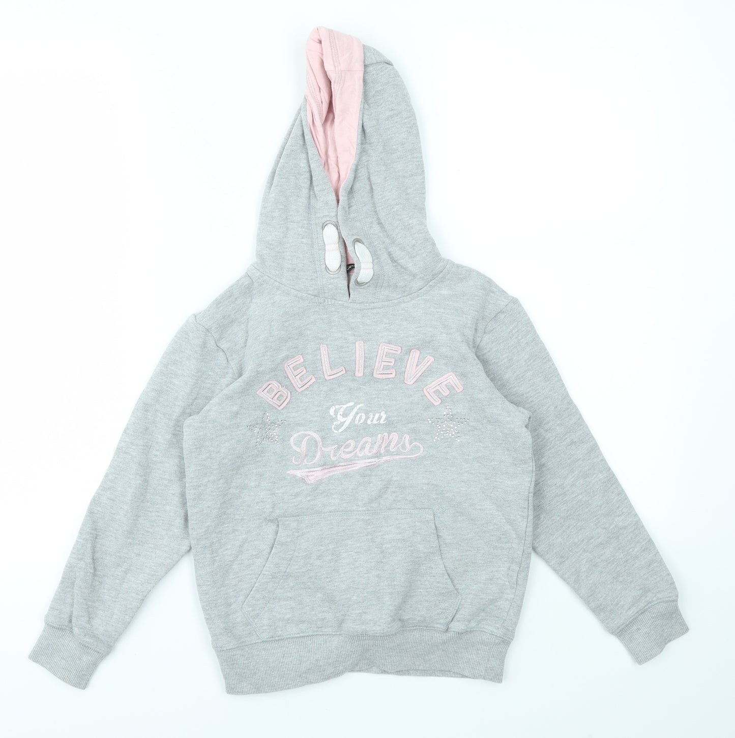George Girls Grey   Pullover Jumper Size 8-9 Years