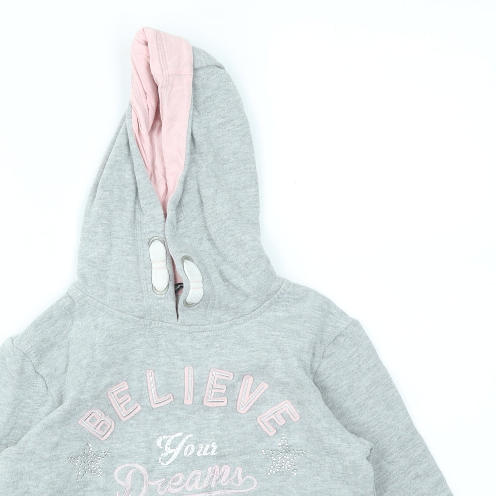 George Girls Grey   Pullover Jumper Size 8-9 Years