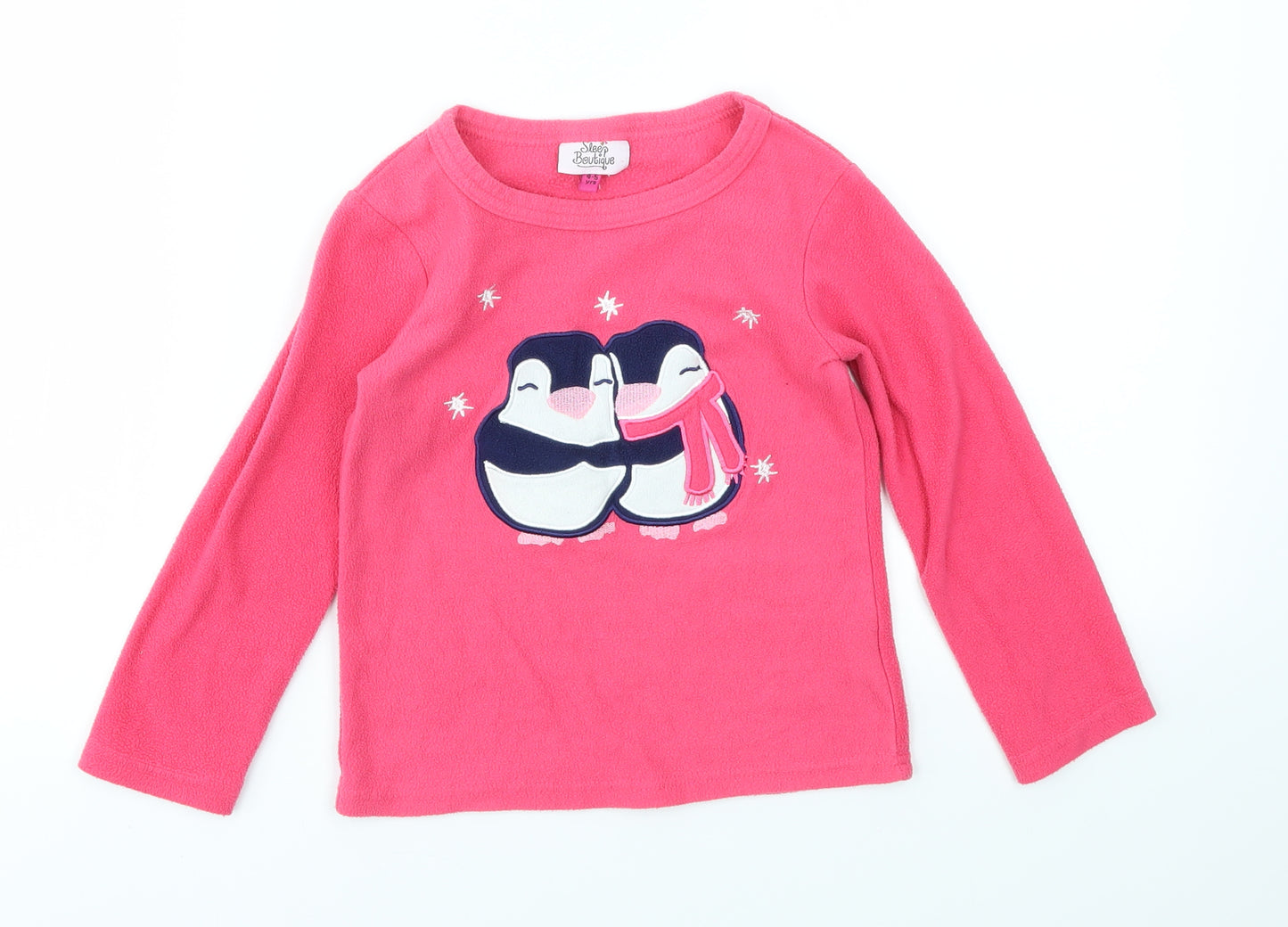 SLEEP BOUTIQUE Girls Pink   Top Pyjama Top Size 4-5 Years