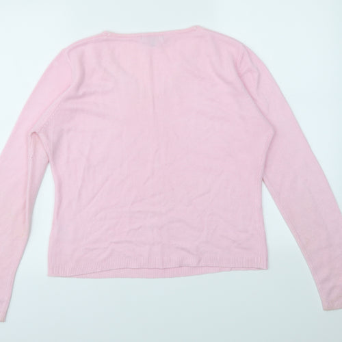Debbie Morgan  Womens Pink   Pullover Jumper Size M