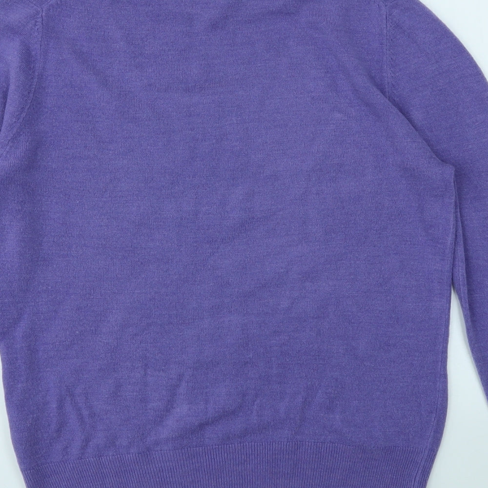 M&S Womens Purple   Pullover Jumper Size 10