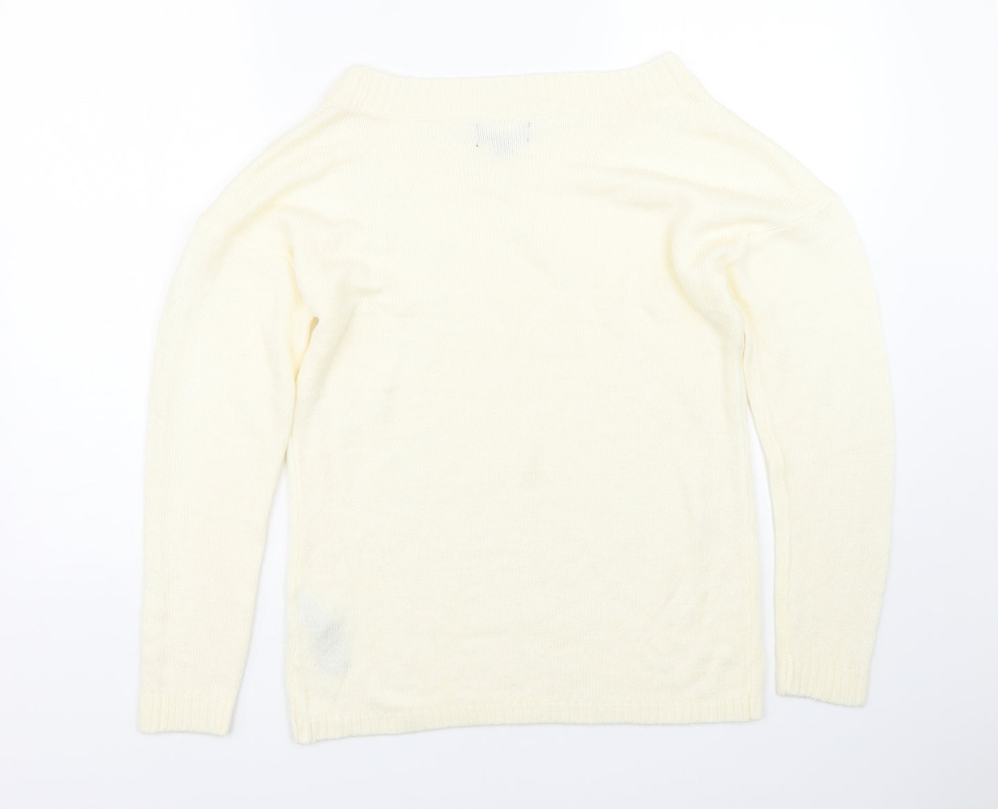Preworn Womens Beige   Pullover Jumper Size 8