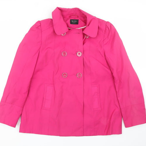 BHS Womens Pink   Jacket Coat Size 12