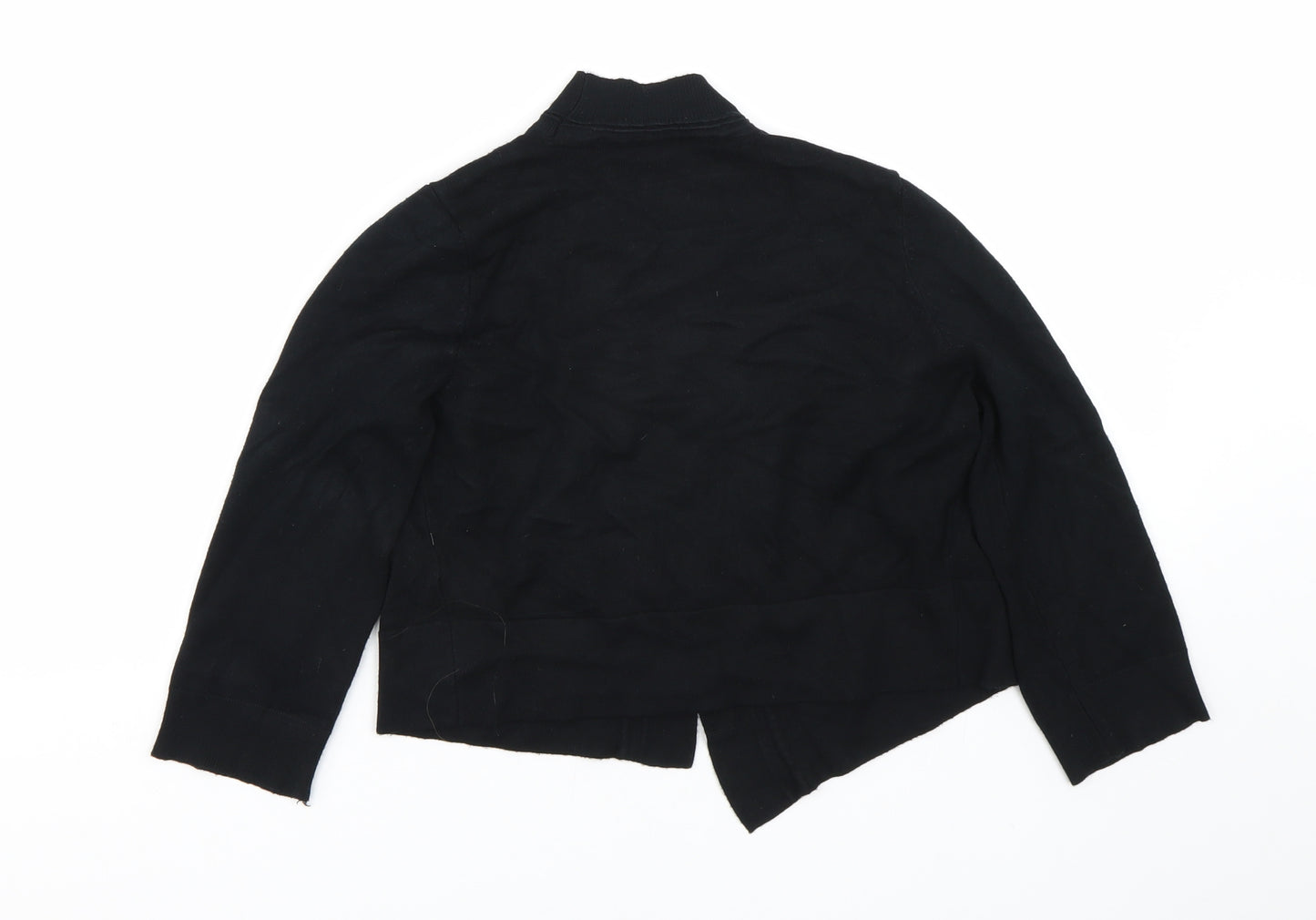 Evolution Womens Black   Cape Jumper Size S