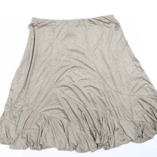 Damart Womens Beige   Trumpet Skirt Size 22