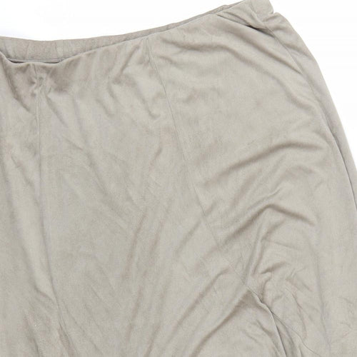 Damart Womens Beige   Trumpet Skirt Size 22