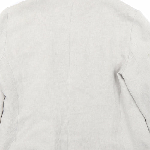 Preworn Womens Beige   Jacket Coat Size 14