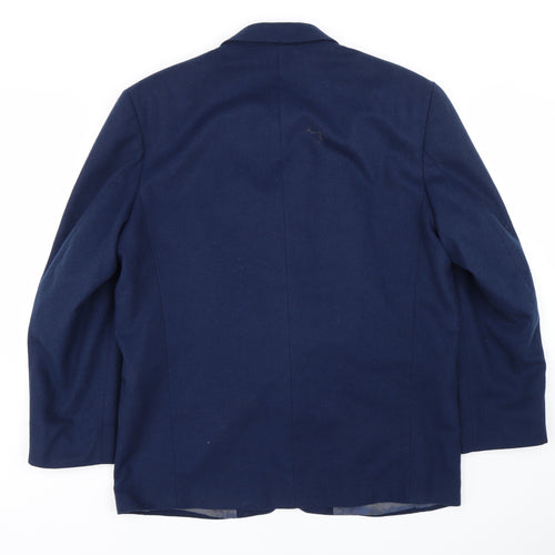 Buttons Mens Blue   Jacket Suit Size 44
