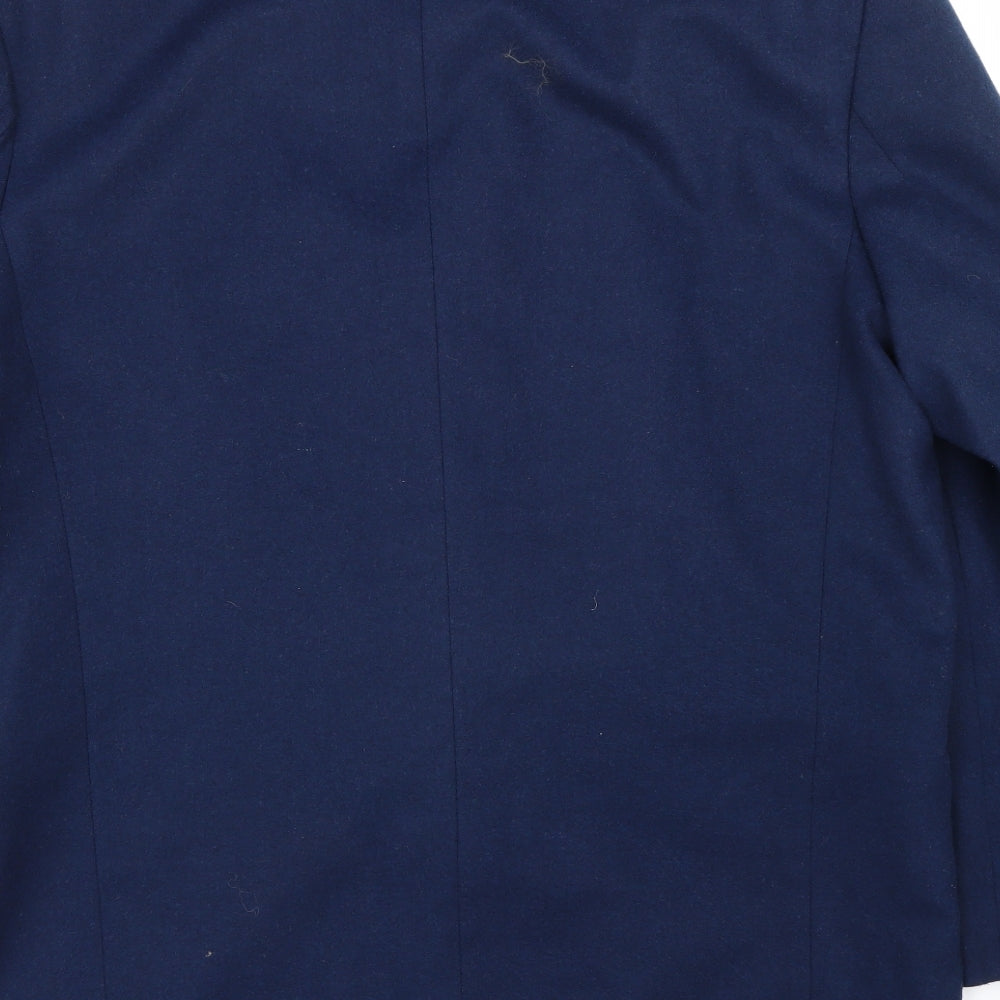 Buttons Mens Blue   Jacket Suit Size 44