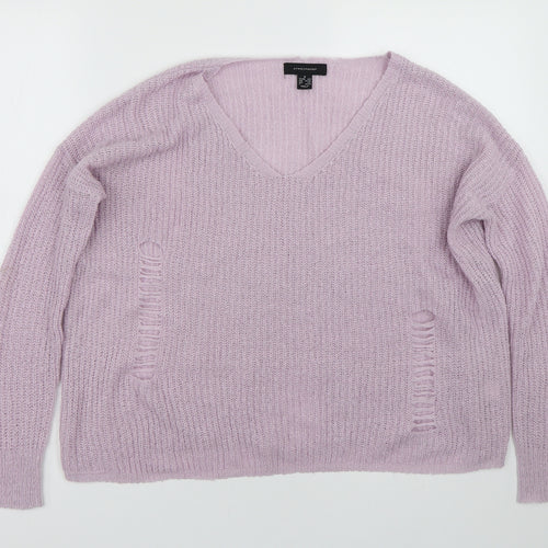 Atmosphere Womens Purple   Pullover Jumper Size S