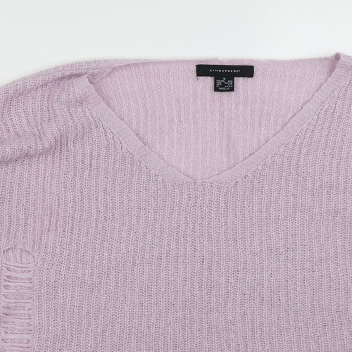 Atmosphere Womens Purple   Pullover Jumper Size S