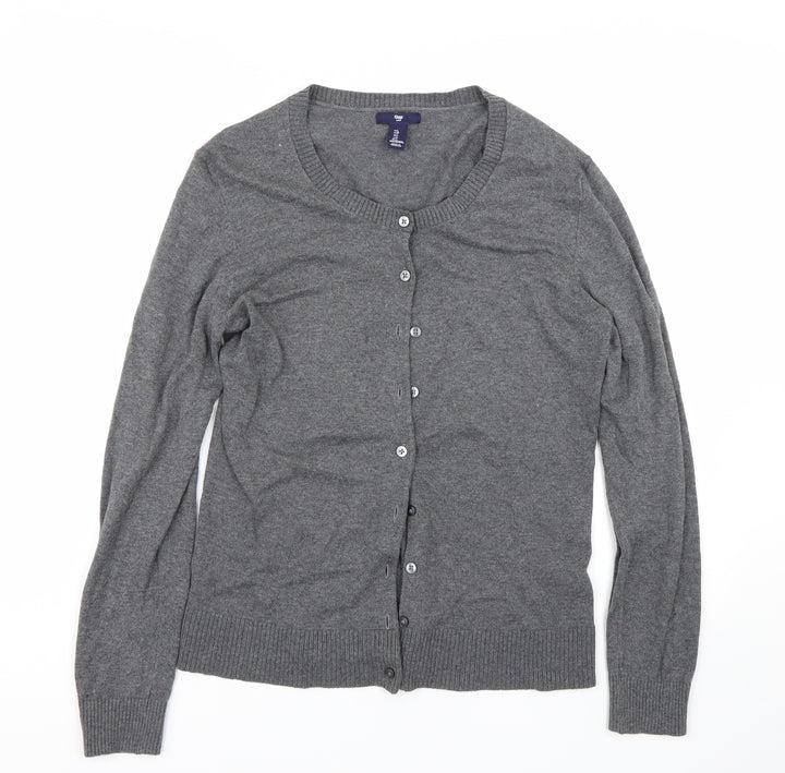 Gap Womens Grey   Cardigan Jumper Size L